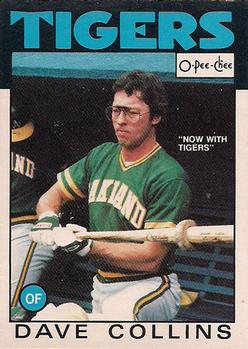 1986 O-Pee-Chee #271 Dave Collins Front