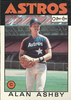 1986 O-Pee-Chee #331 Alan Ashby Front