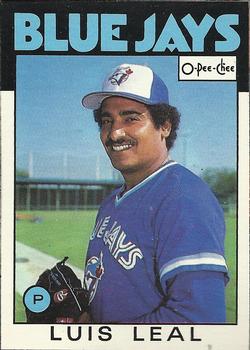 1986 O-Pee-Chee #365 Luis Leal Front