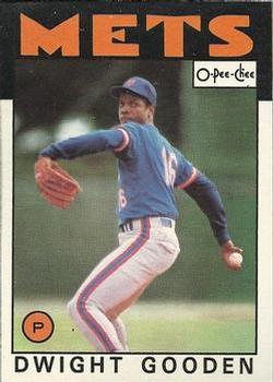 1986 O-Pee-Chee #250 Dwight Gooden Front