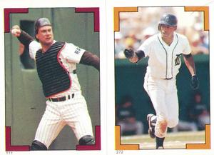1986 Topps Stickers #111 / 272 Terry Kennedy / Lou Whitaker Front