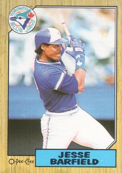 1987 O-Pee-Chee #24 Jesse Barfield Front