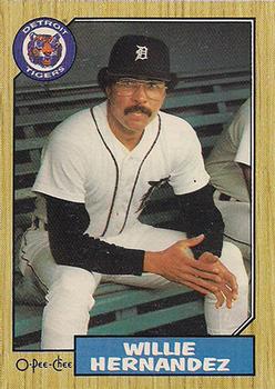 1987 O-Pee-Chee #339 Willie Hernandez Front