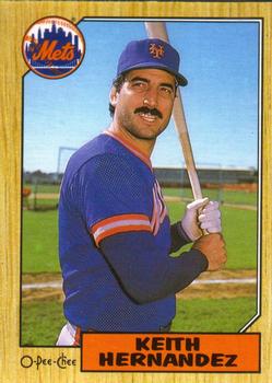 1987 O-Pee-Chee #350 Keith Hernandez Front