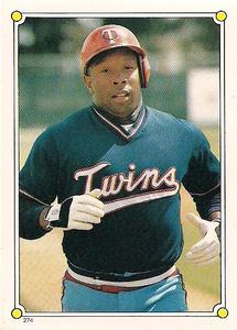 1987 O-Pee-Chee Stickers #274 Kirby Puckett Front