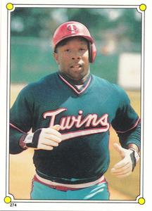 1987 Topps Stickers #274 Kirby Puckett Front