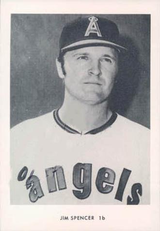 1972 California Angels Photocards #NNO Jim Spencer Front