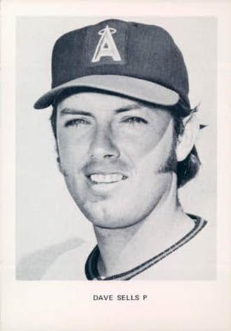 1973 California Angels Photocards #NNO Dave Sells Front