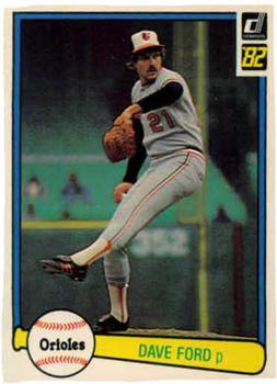 1982 Donruss #597 Dave Ford Front