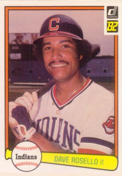 1982 Donruss #617 Dave Rosello Front