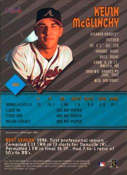 1997 Bowman's Best #122 Kevin McGlinchy Back