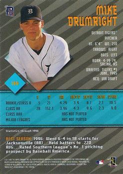 1997 Bowman's Best #166 Mike Drumright Back