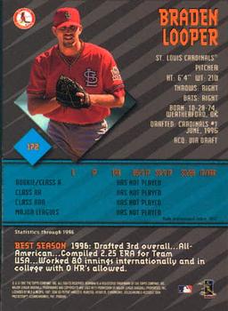 1997 Bowman's Best #172 Braden Looper Back