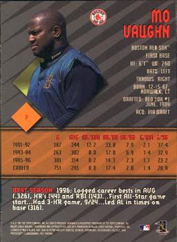 1997 Bowman's Best #7 Mo Vaughn Back