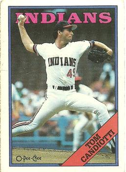 1988 O-Pee-Chee #123 Tom Candiotti Front
