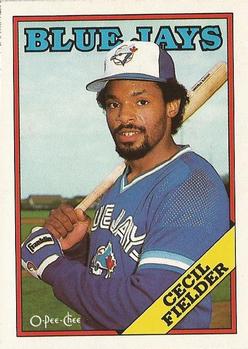 1988 O-Pee-Chee #21 Cecil Fielder Front