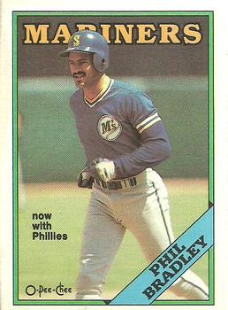 1988 O-Pee-Chee #55 Phil Bradley Front