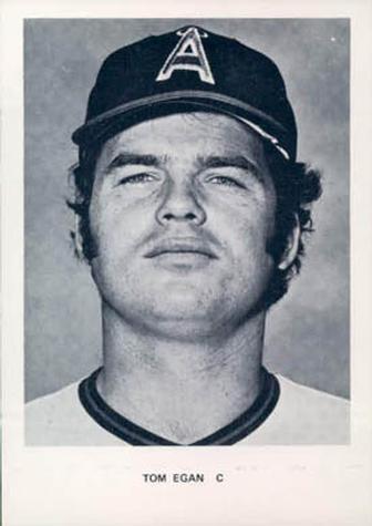 1974 California Angels Photocards #NNO Tom Egan Front