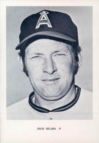 1974 California Angels Photocards #NNO Dick Selma Front