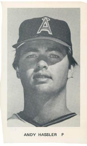 1975 California Angels Photocards #NNO Andy Hassler Front