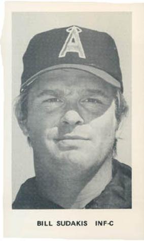 1975 California Angels Photocards #NNO Bill Sudakis Front