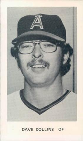 1975 California Angels Photocards #NNO Dave Collins Front