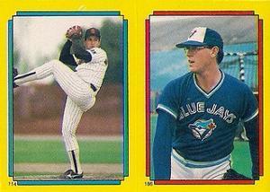 1988 O-Pee-Chee Stickers #114 / 186 Lance McCullers / Tom Henke Front