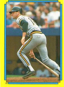 1988 O-Pee-Chee Stickers #126 Andy Van Slyke Front