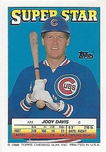 1988 Topps Stickers #60 / 290 Jody Davis / Carlton Fisk Back