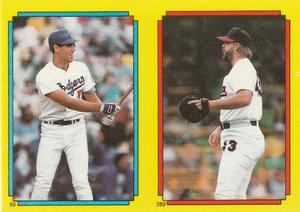 1988 Topps Stickers #69 / 289 Mike Marshall / Bob James Front