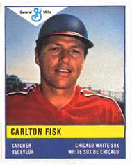 1985 General Mills Stickers #NNO Carlton Fisk Front