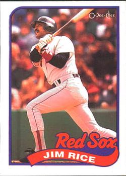 1989 O-Pee-Chee #245 Jim Rice Front