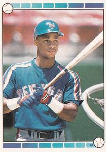 1989 O-Pee-Chee Stickers #98 Darryl Strawberry Front