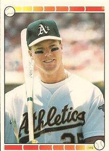 1989 O-Pee-Chee Stickers #172 Mark McGwire Front