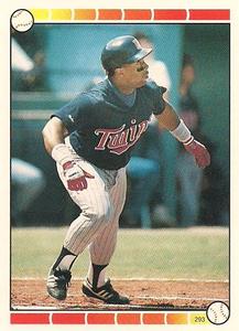 1989 O-Pee-Chee Stickers #293 Kirby Puckett Front
