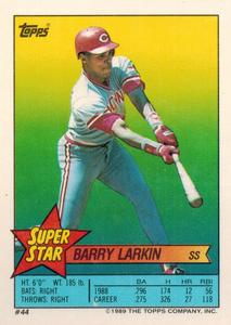 1989 Topps Stickers #66 Kirk Gibson Back