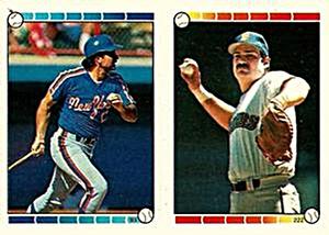 1989 Topps Stickers #93 / 222 Keith Hernandez / Steve Balboni Front