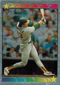 1989 Topps Stickers #148 Jose Canseco Front