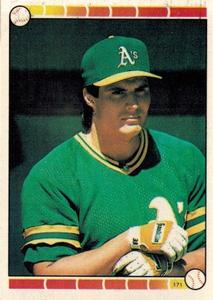 1989 Topps Stickers #171 Jose Canseco Front