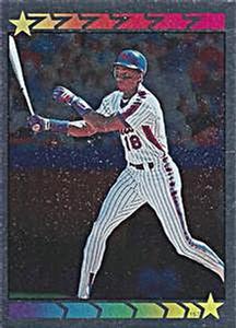 1989 Topps Stickers #157 Darryl Strawberry Front