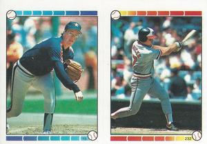 1989 Topps Stickers #15 / 232 Mike Scott / Pete Stanicek Front