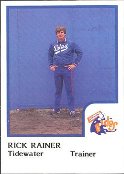 1986 ProCards Tidewater Tides #NNO Rick Rainer Front