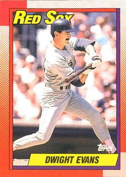 1990 O-Pee-Chee #375 Dwight Evans Front