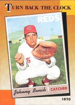 1990 O-Pee-Chee #664 Johnny Bench Front
