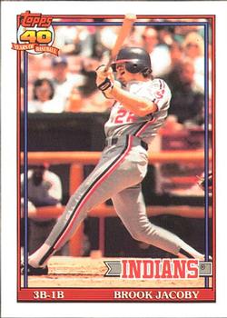 1991 O-Pee-Chee #47 Brook Jacoby Front