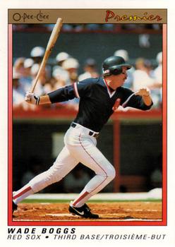 1991 O-Pee-Chee Premier #11 Wade Boggs Front