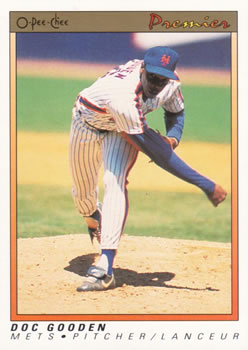 1991 O-Pee-Chee Premier #55 Doc Gooden Front