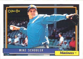 1992 O-Pee-Chee #28 Mike Schooler Front