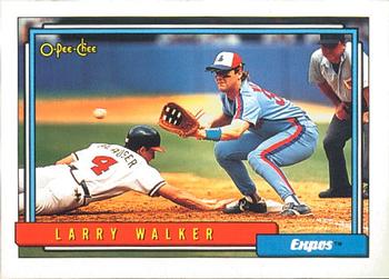 1992 O-Pee-Chee #531 Larry Walker Front