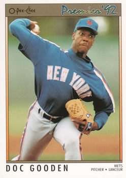1992 O-Pee-Chee Premier #47 Doc Gooden Front